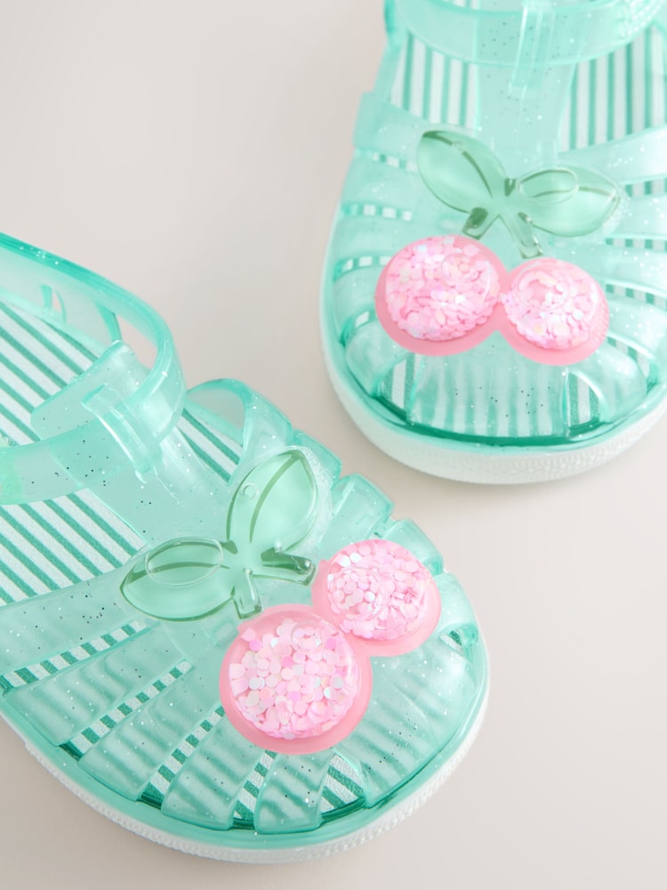 Green Jelly Sandals Immediate