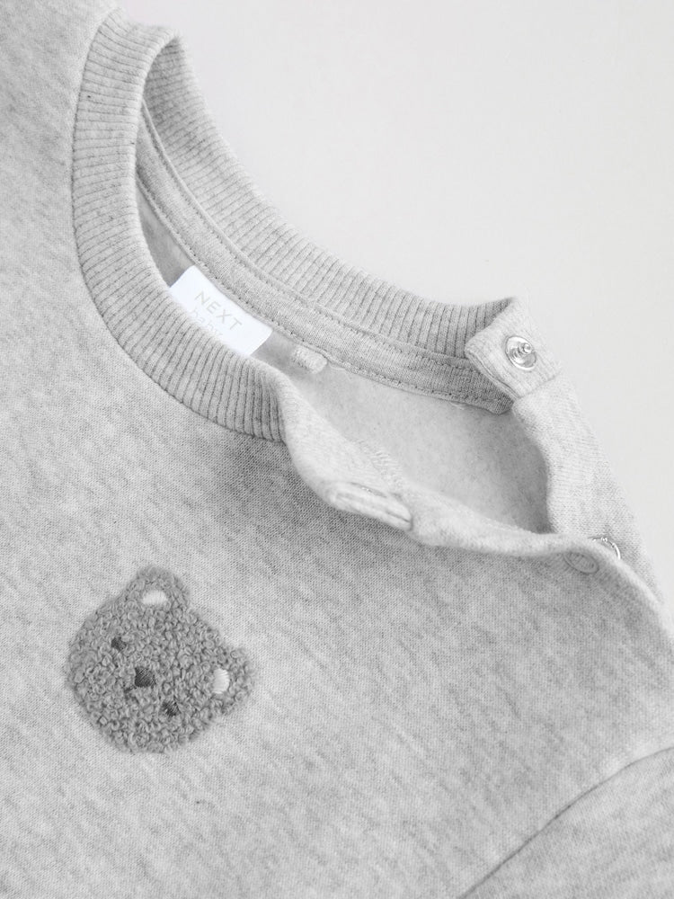 Grey Bear Baby Sweatshirt and Joggers Set Immediate