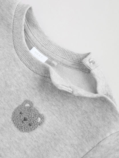 Grey Bear Baby Sweatshirt and Joggers Set Immediate