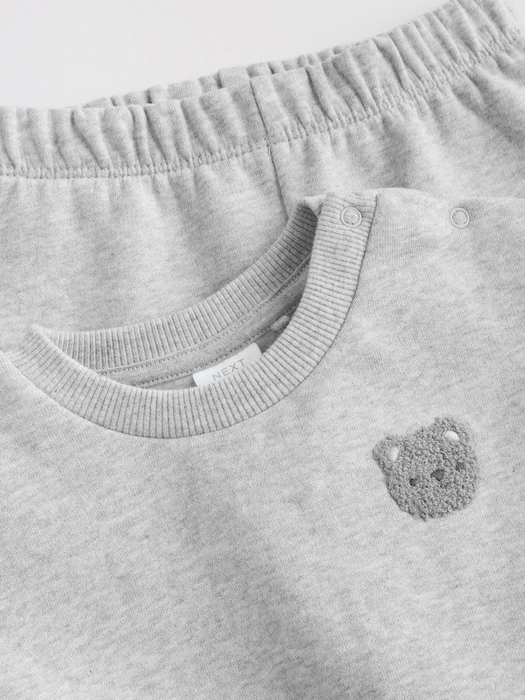 Grey Bear Baby Sweatshirt and Joggers Set Immediate
