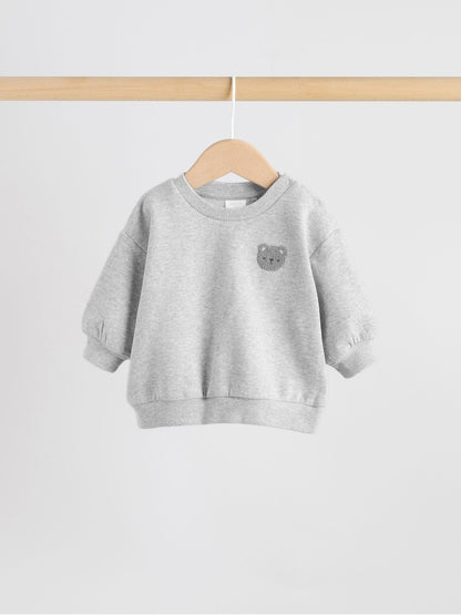 Grey Bear Baby Sweatshirt and Joggers Set Immediate