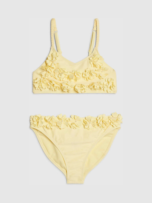 Dsiney Kidz - River Island Yellow 3D Flower Bikini image 1