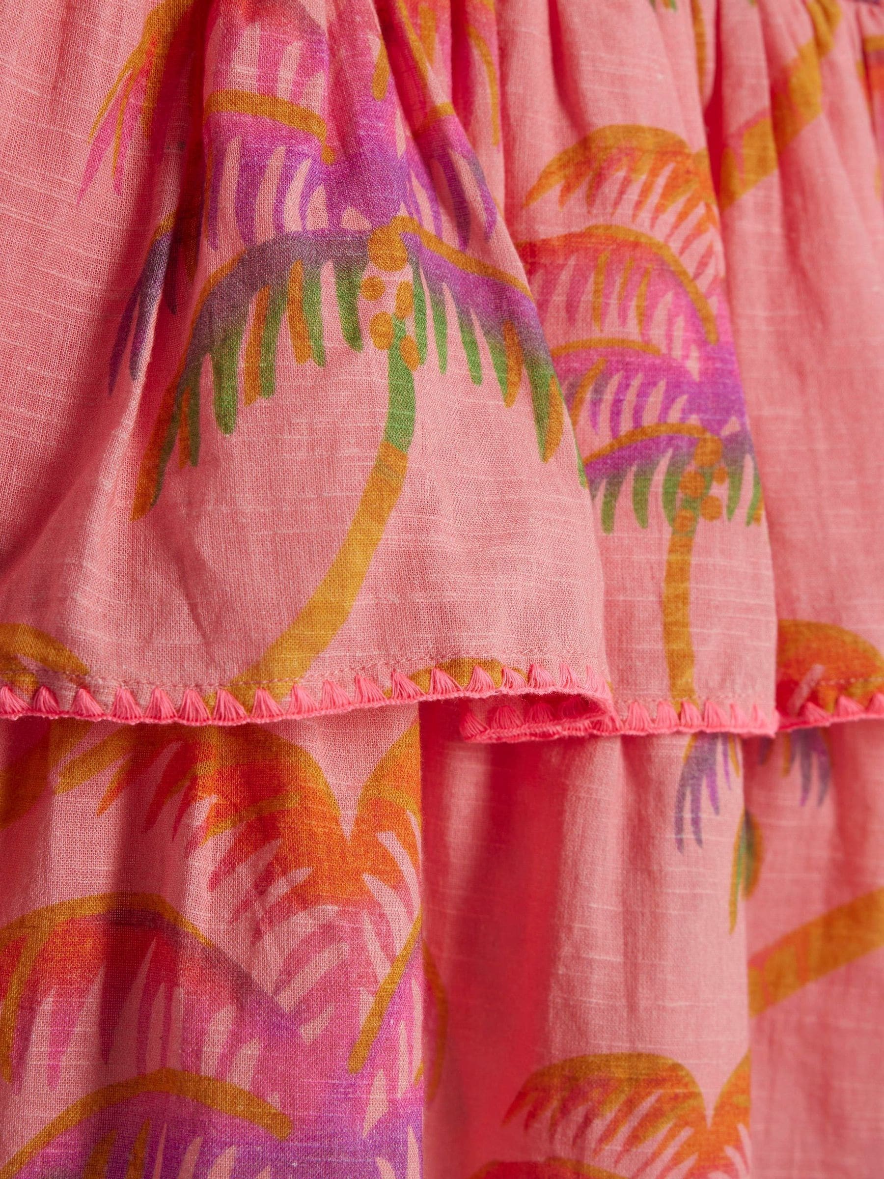 Dsiney Kidz - River Island Orange Palm Print Dress image 4