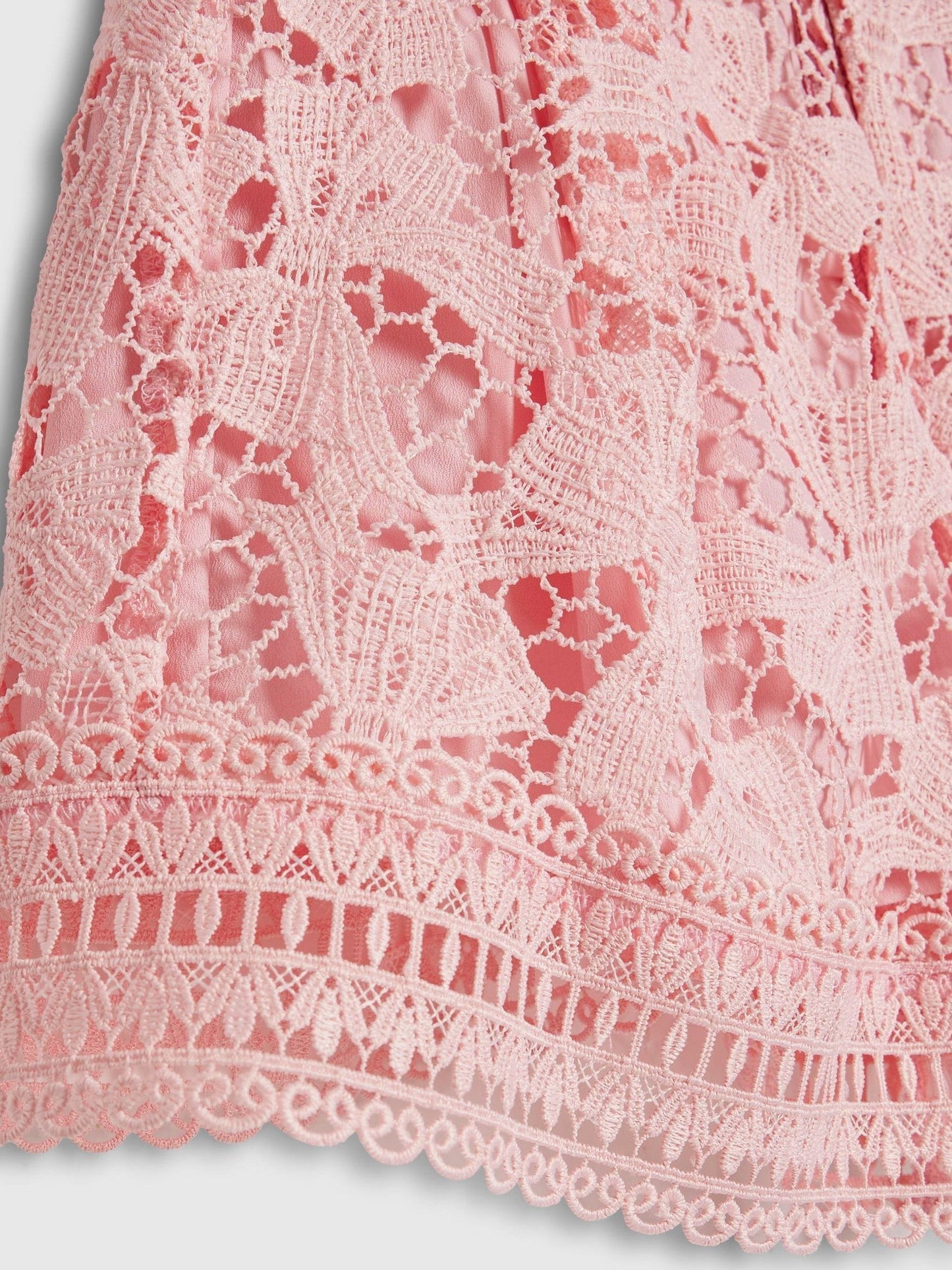 Dsiney Kidz - River Island Pink Lace Blouse and Shorts Set image 3