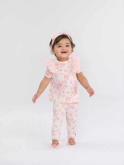 Huggies Pink T-Shirt Leggings & Headband Set image 1