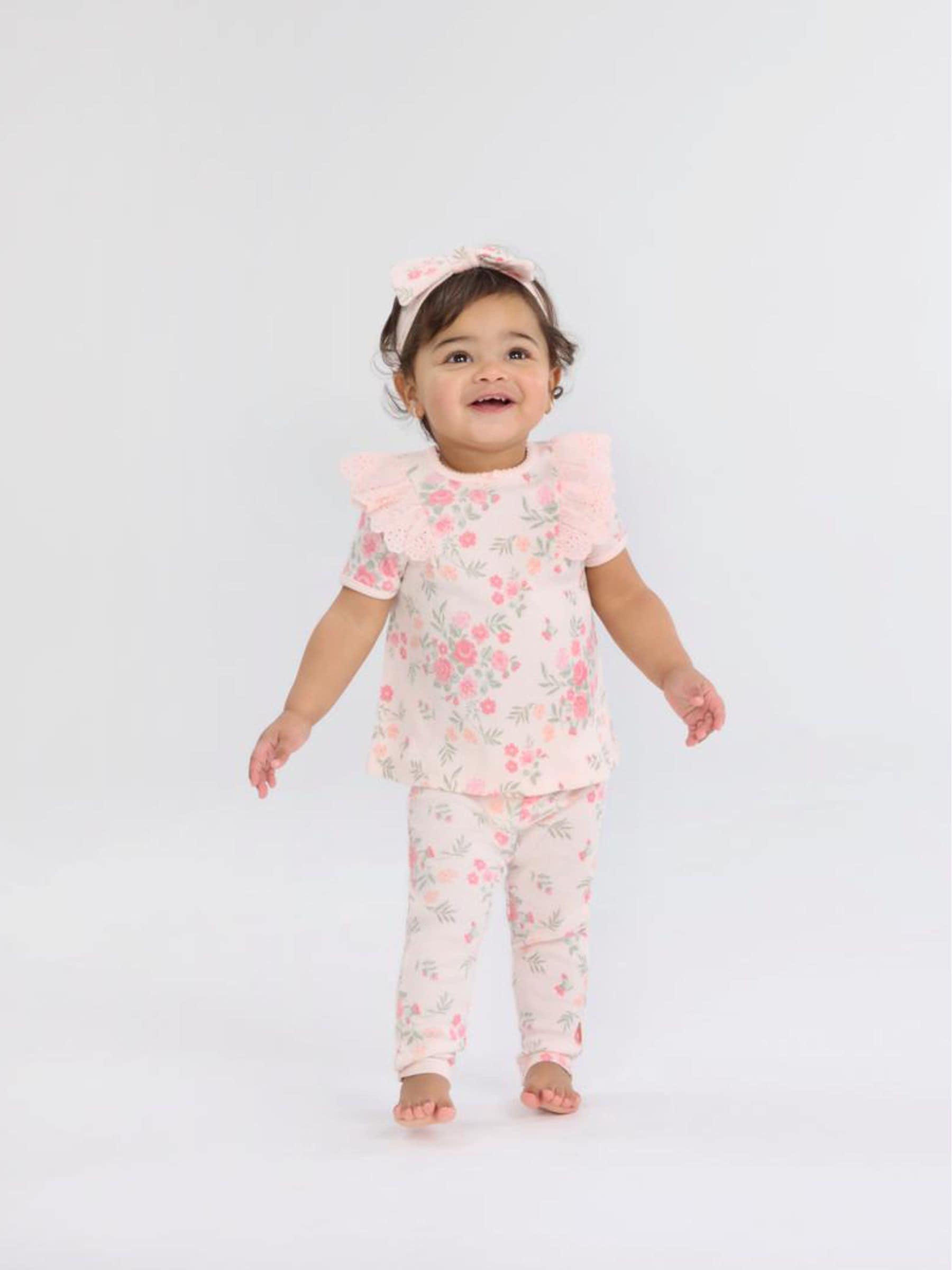 Huggies Pink T-Shirt Leggings & Headband Set image 1