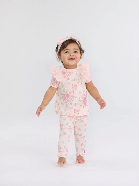 Huggies Pink T-Shirt Leggings & Headband Set image 1