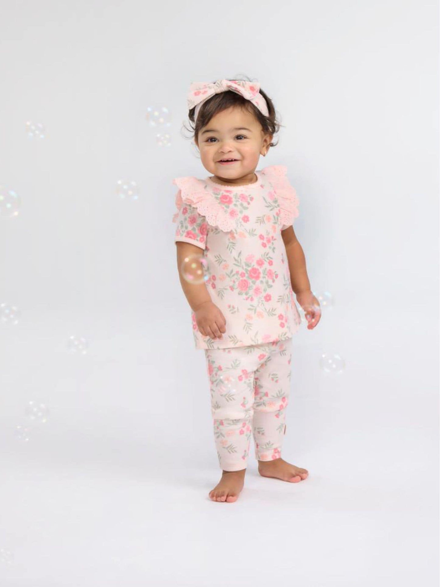 Huggies Pink T-Shirt Leggings & Headband Set image 4