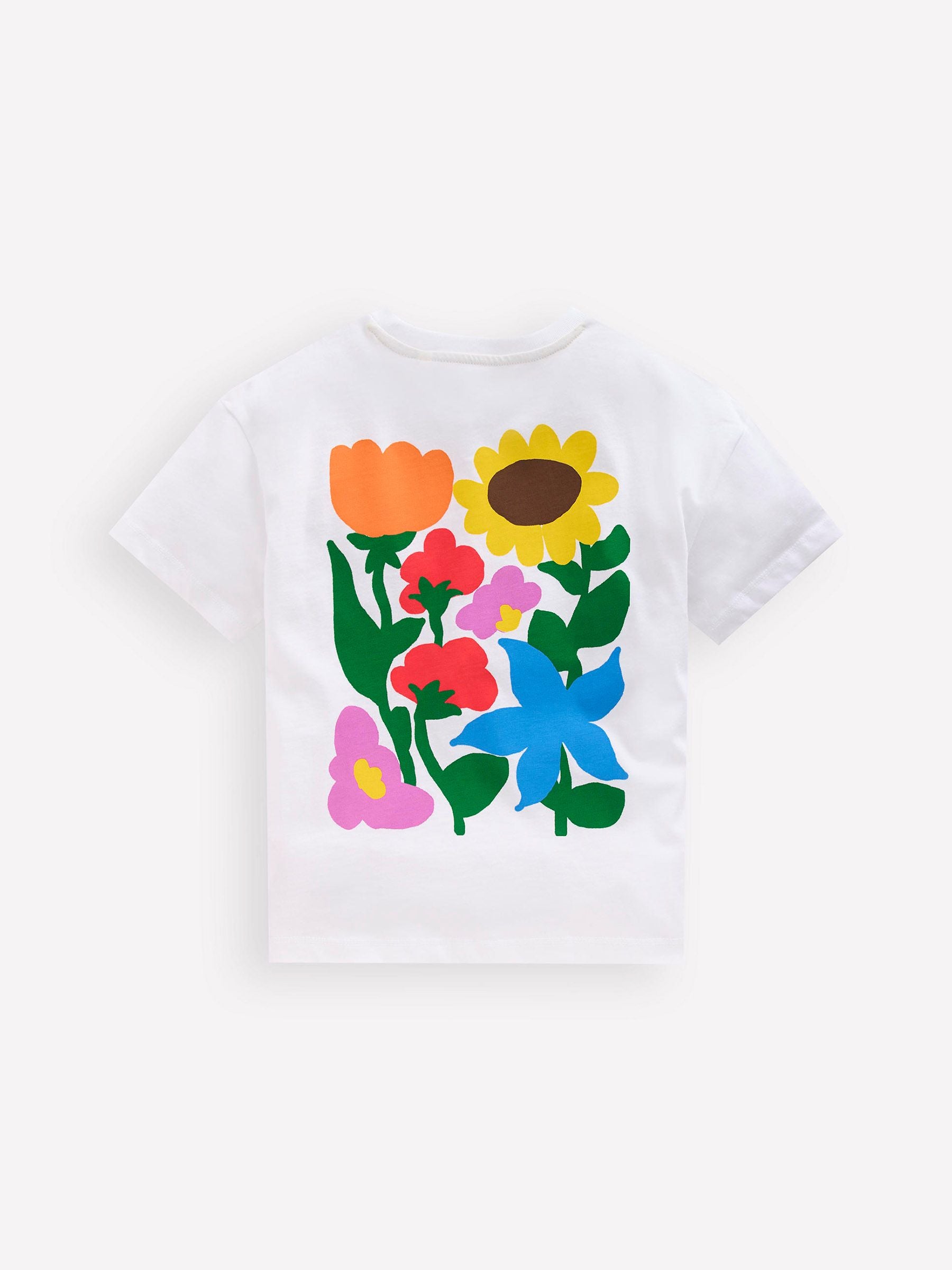 Dsiney Kidz - Boden White Short Sleeve Printed T-Shirt image 1