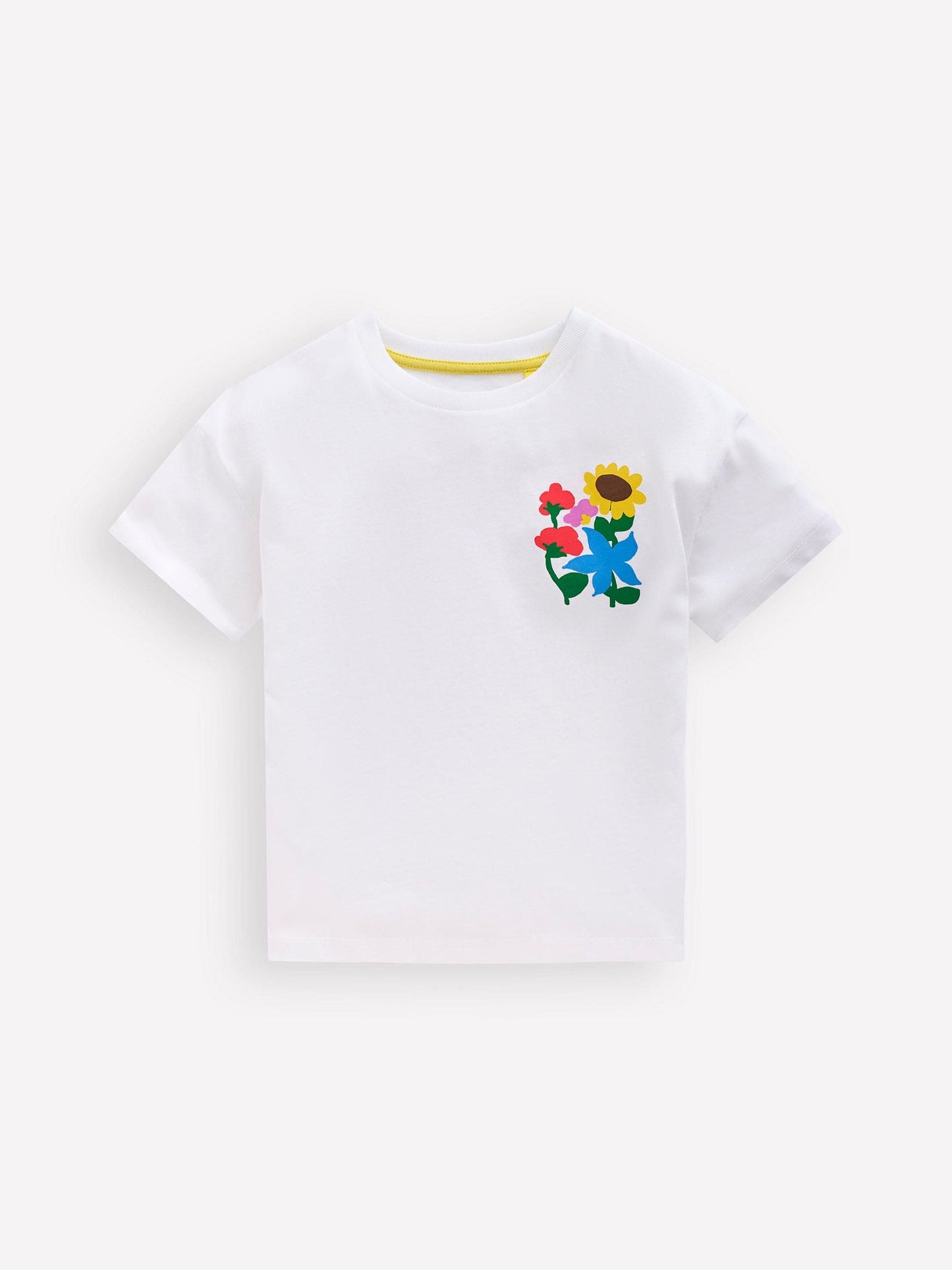 Dsiney Kidz - Boden White Short Sleeve Printed T-Shirt image 2