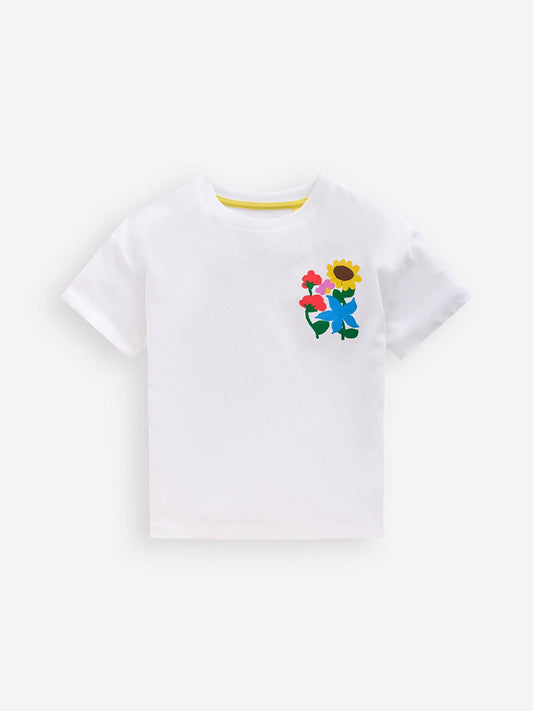 Dsiney Kidz - Boden White Short Sleeve Printed T-Shirt image 2