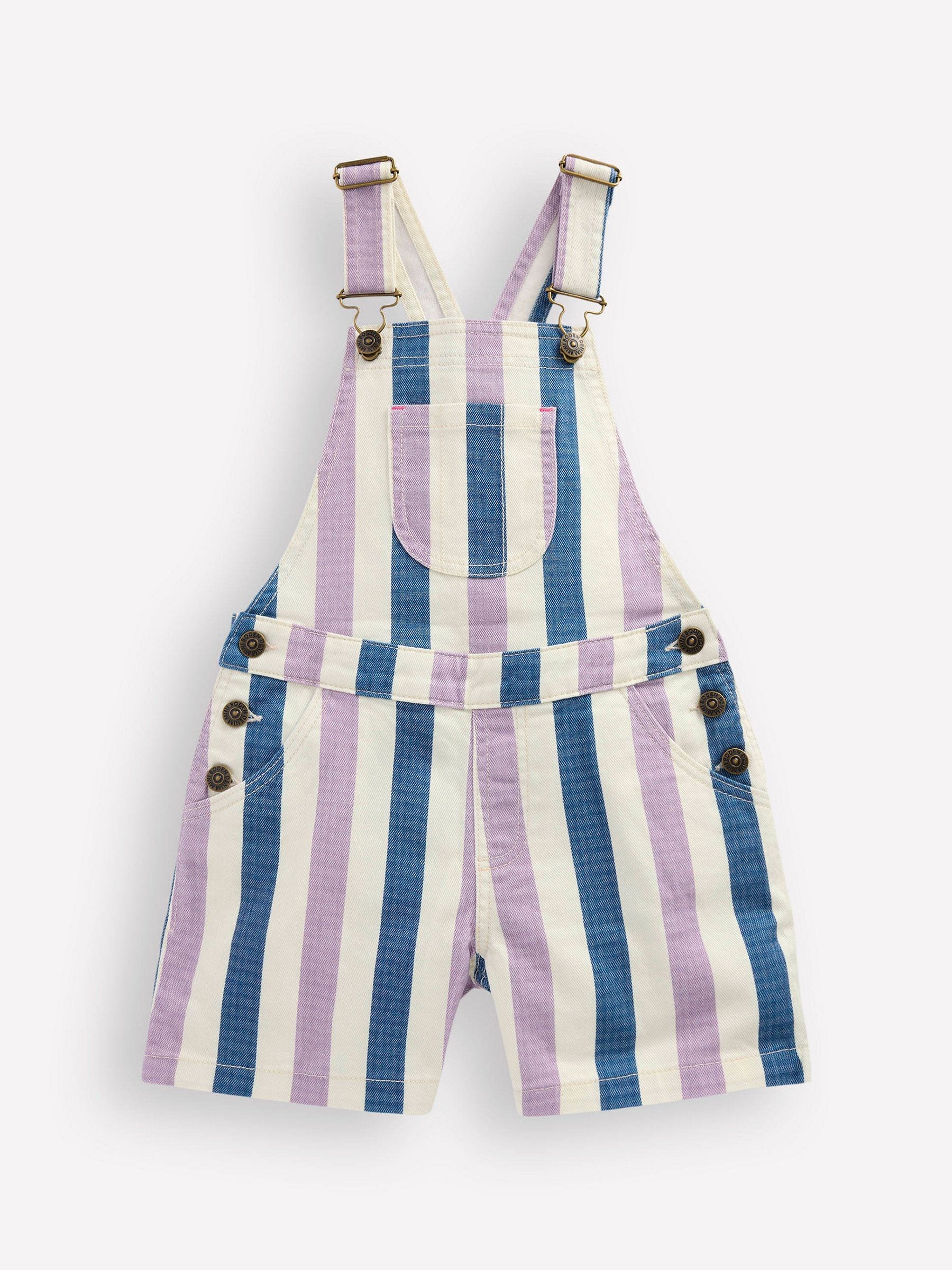 Boden Purple Short Dungarees image 1