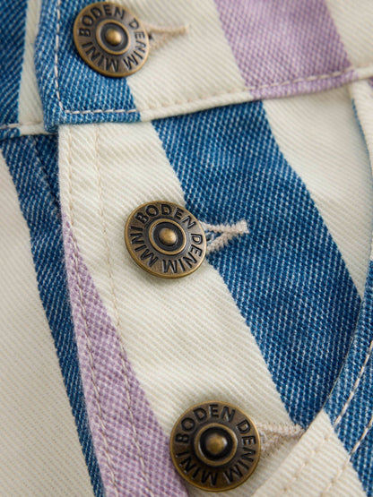 Boden Purple Short Dungarees image 3