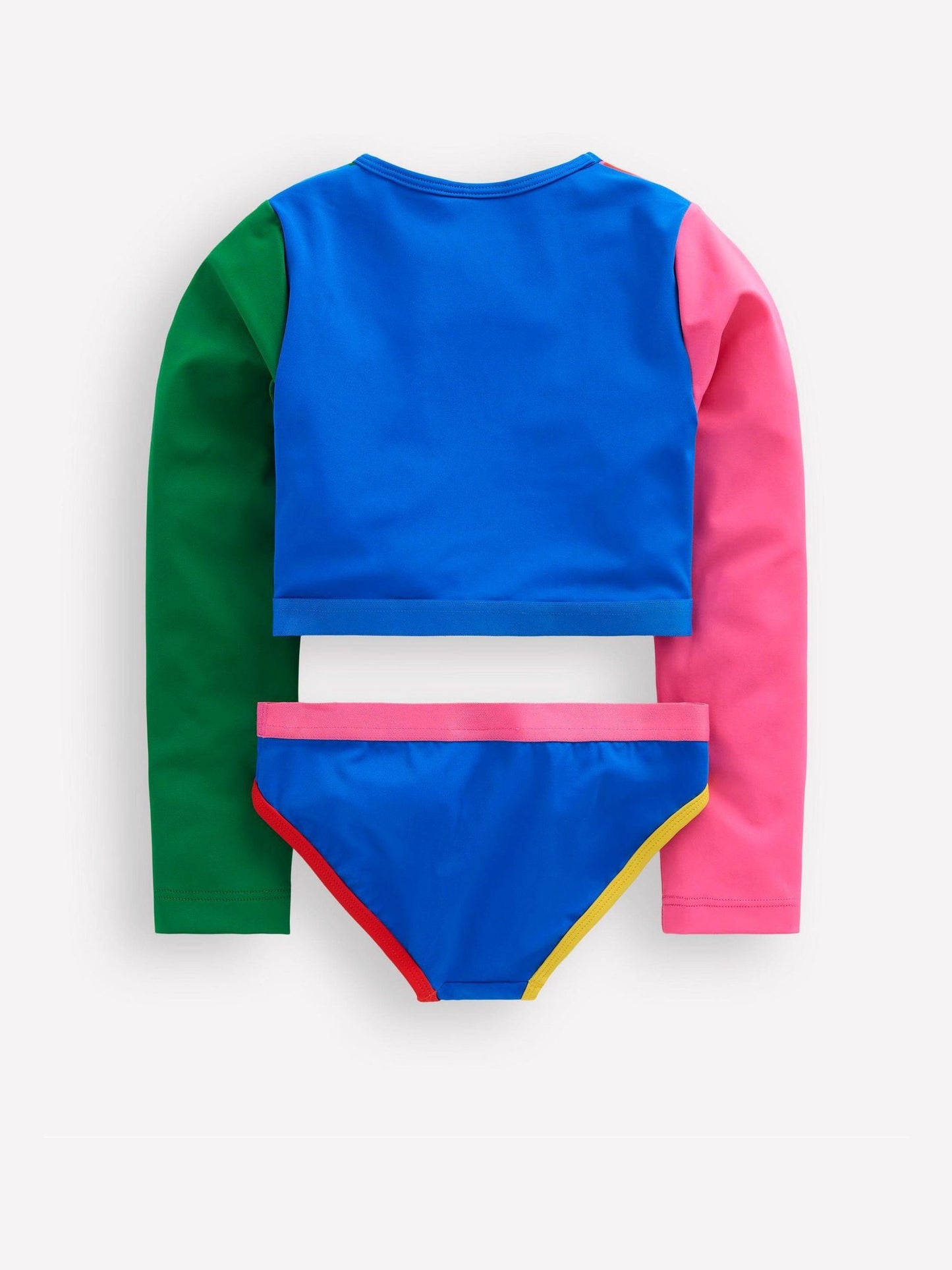 Boden Blue Cropped Rash Vest Set image 2