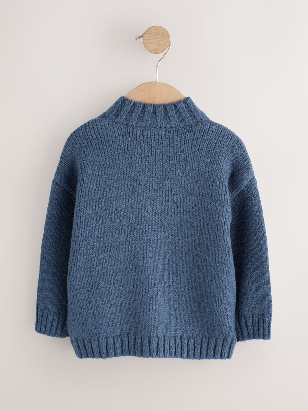 Indigo Blue Zip Through Knitted Cardigan (3mths-7yrs) - image 5