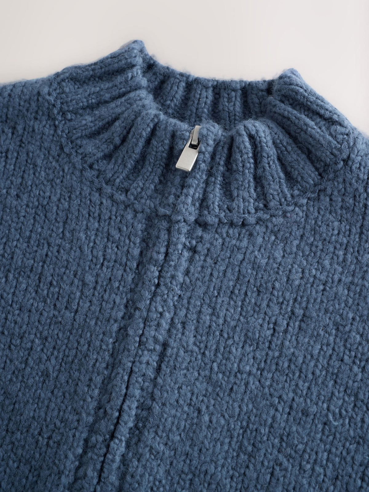 Indigo Blue Zip Through Knitted Cardigan (3mths-7yrs) - image 6