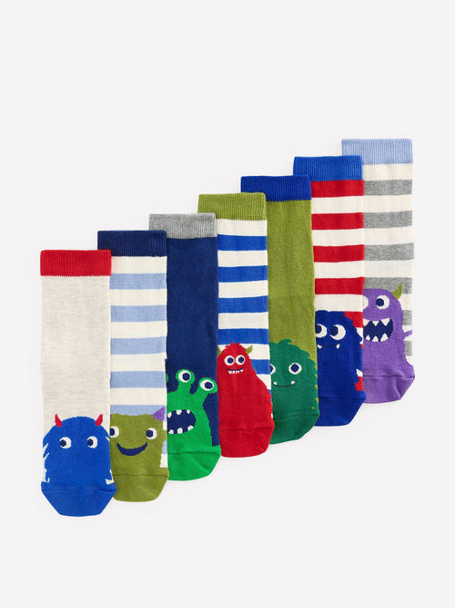 Boden Green Socks 7 Pack image 1