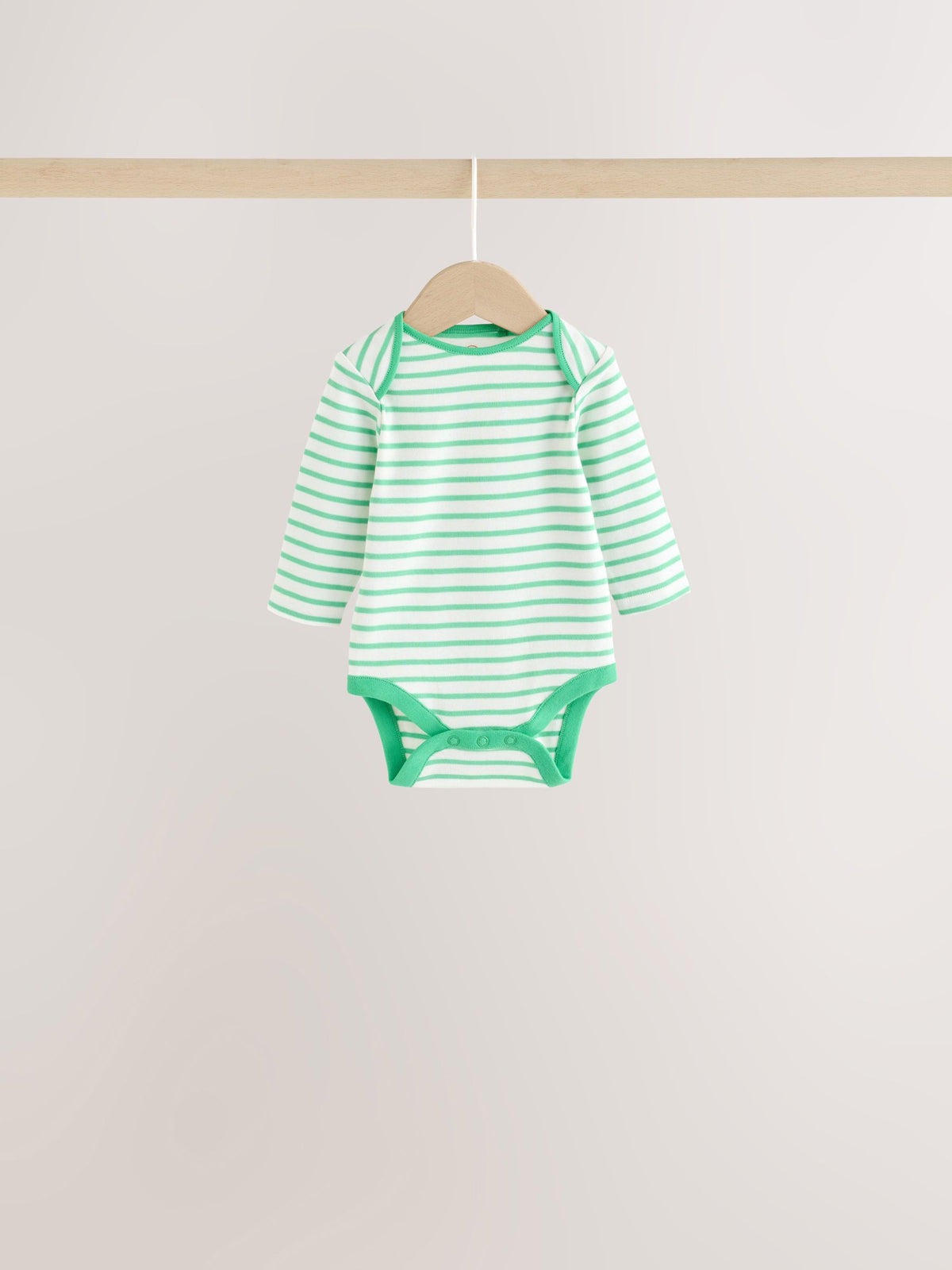 Dsiney Kidz - Bright Stripe Long Sleeve Baby Bodysuits 5 Pack image 4