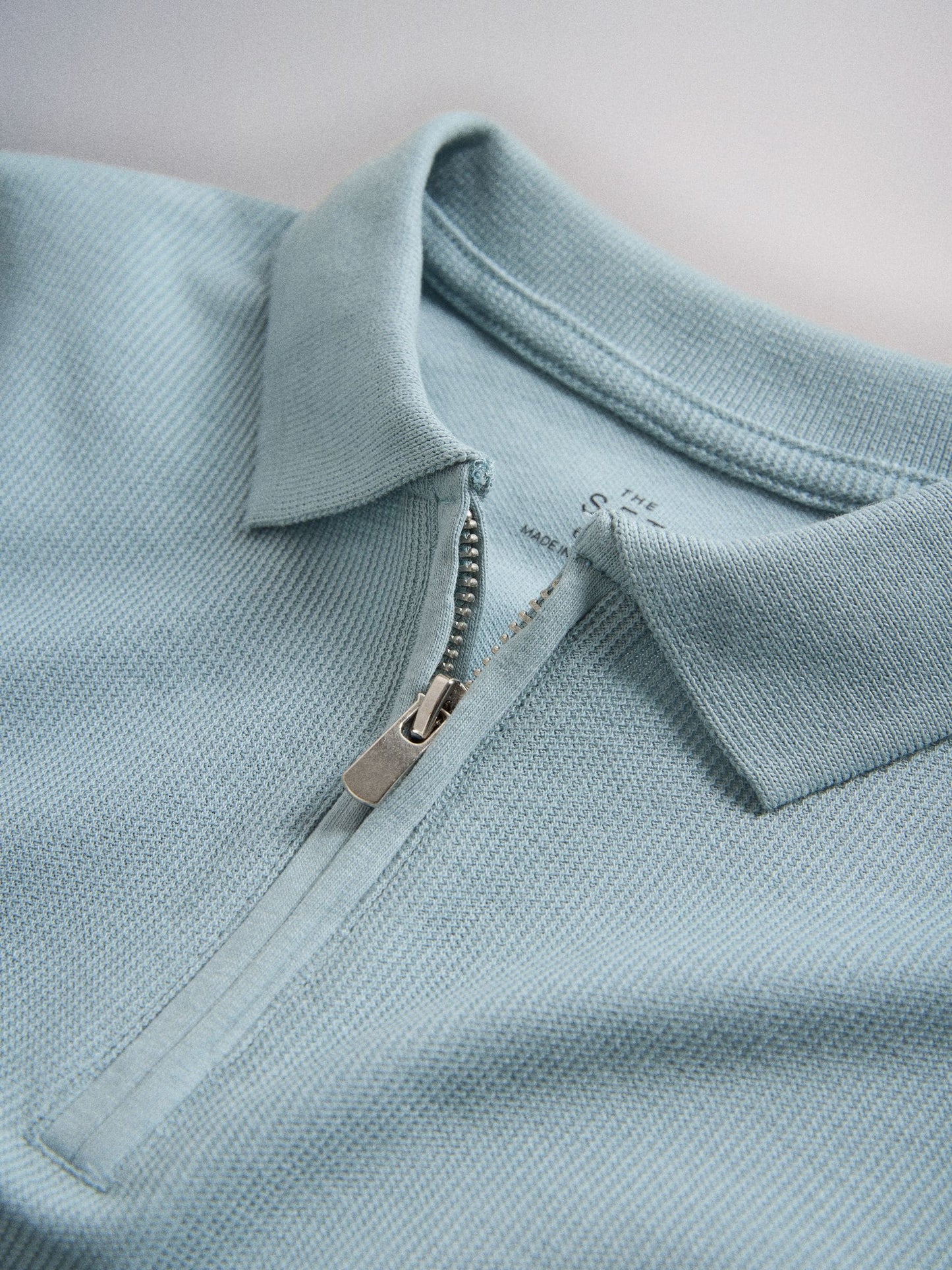 Dsiney Kidz - The Set 3 Pack Textured Jersey Zip Neck Short Sleeve Polo Shirt Teal Blue/Brown image 6