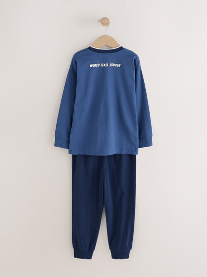 Rainbow Navy Football Long Sleeve Pyjamas 2 Pack (3-16yrs) - image 4