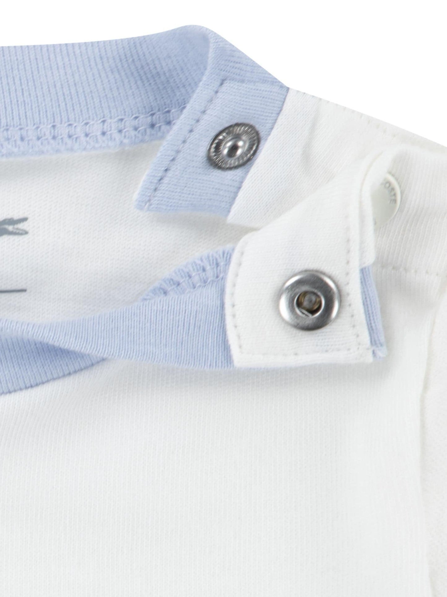 Lacoste White Croc Effect Graphic T-Shirt and Short Set image 5