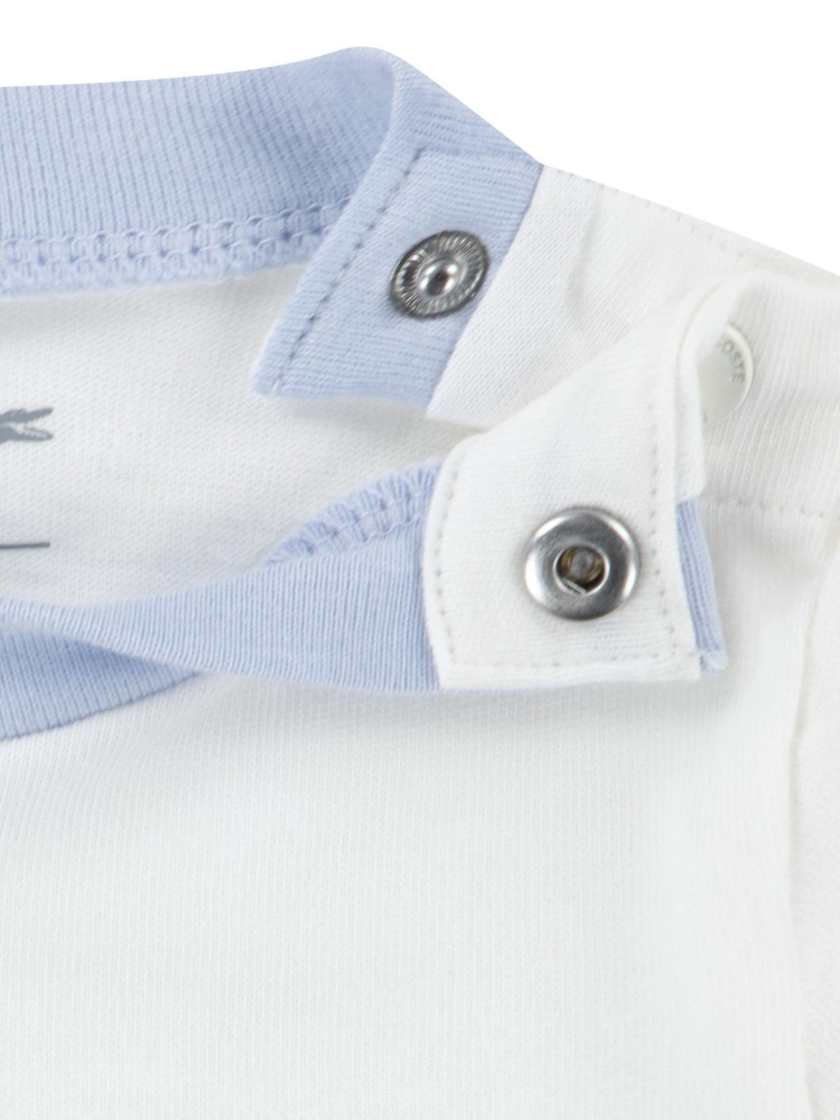 Lacoste White Croc Effect Graphic T-Shirt and Short Set image 5