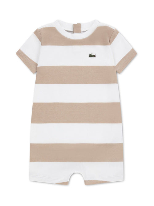 Lacoste Brown Stripe T- Shirt Romper image 1