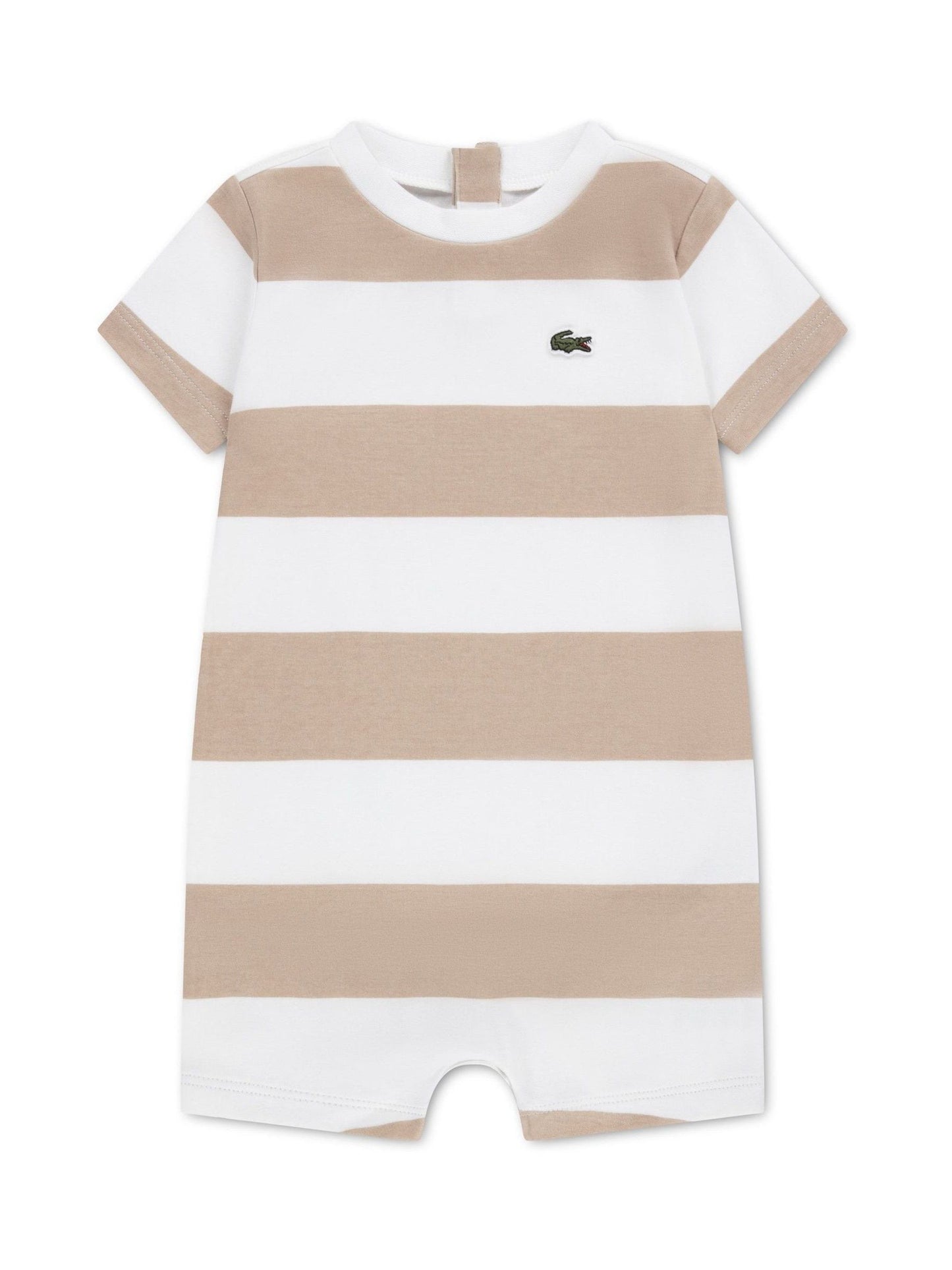 Lacoste Brown Stripe T- Shirt Romper image 1