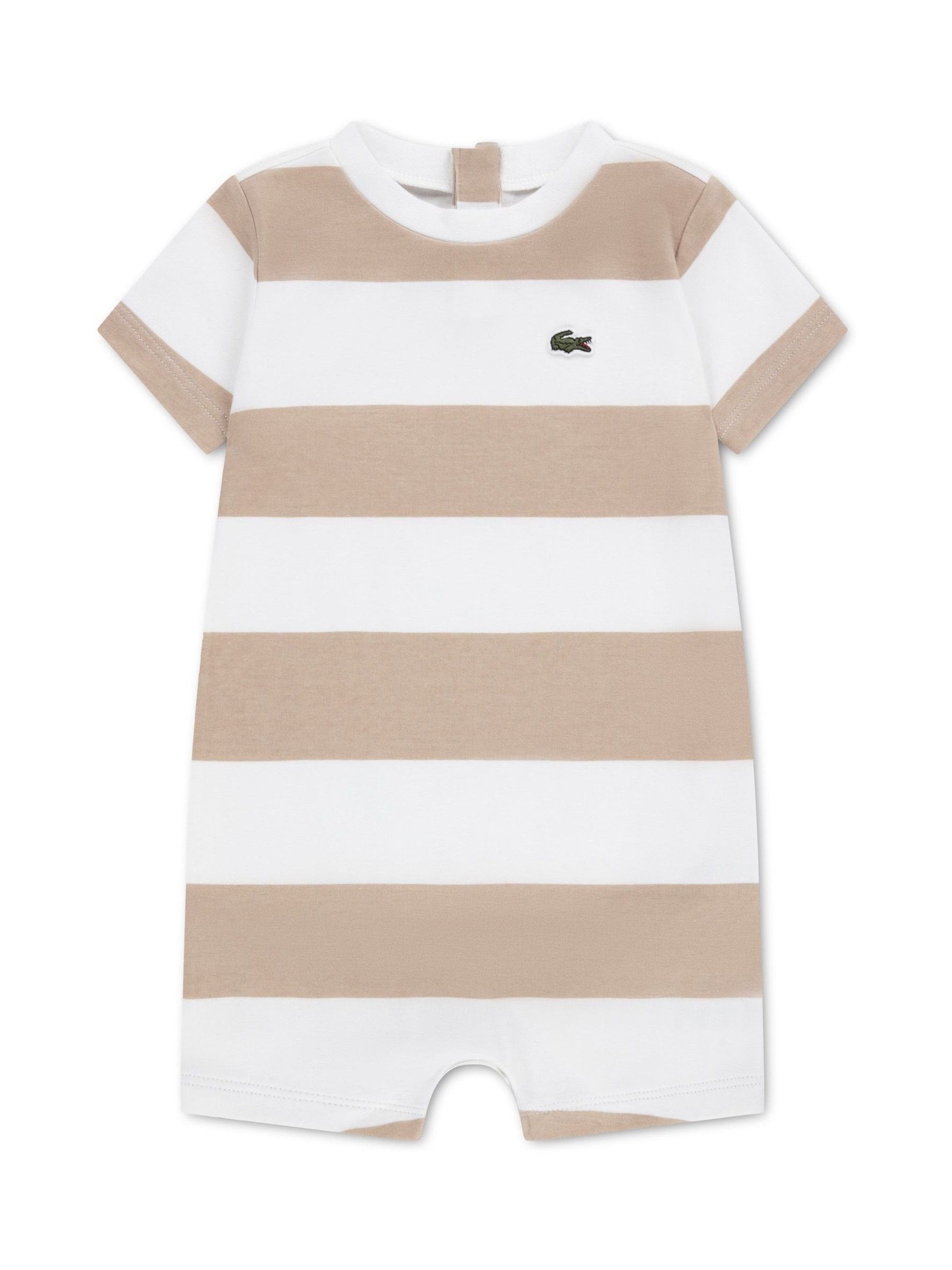 Lacoste Brown Stripe T- Shirt Romper image 1