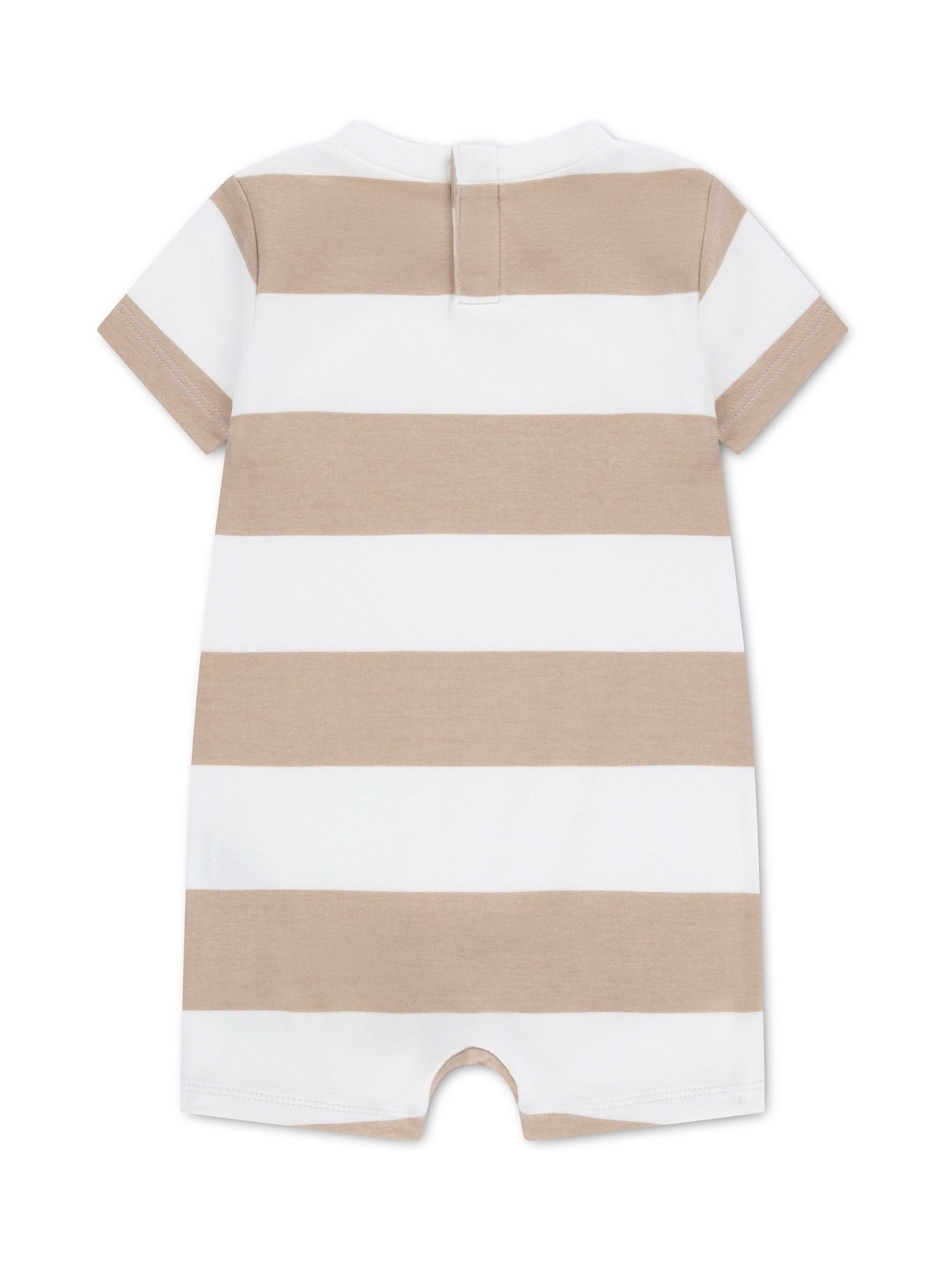 Lacoste Brown Stripe T- Shirt Romper image 2