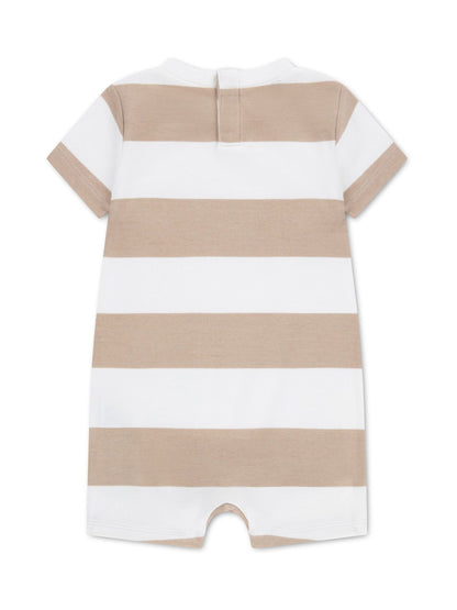 Lacoste Brown Stripe T- Shirt Romper image 2