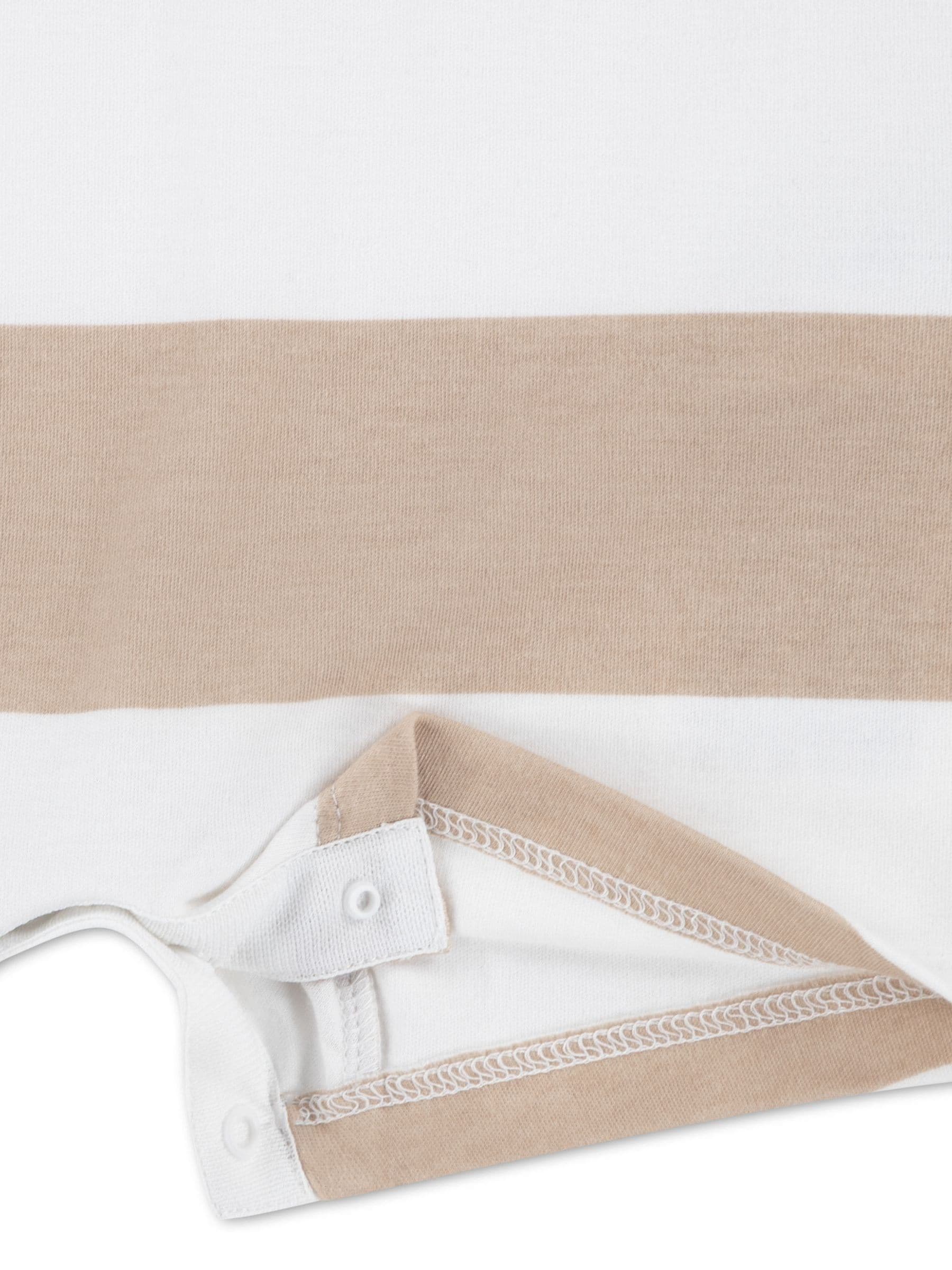 Lacoste Brown Stripe T- Shirt Romper image 4