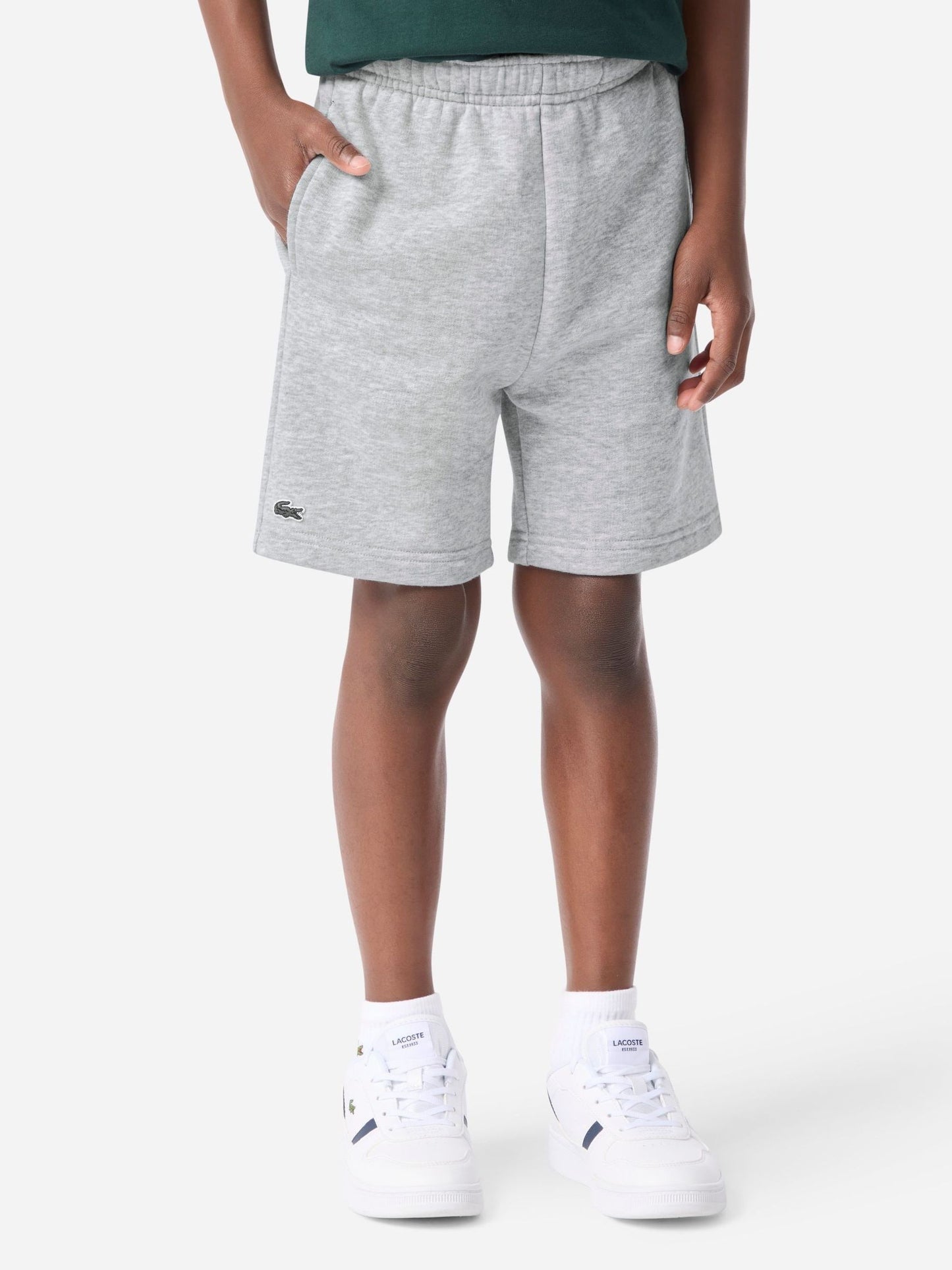 Dsiney Kidz - Lacoste Grey Core Fleece Shorts image 1