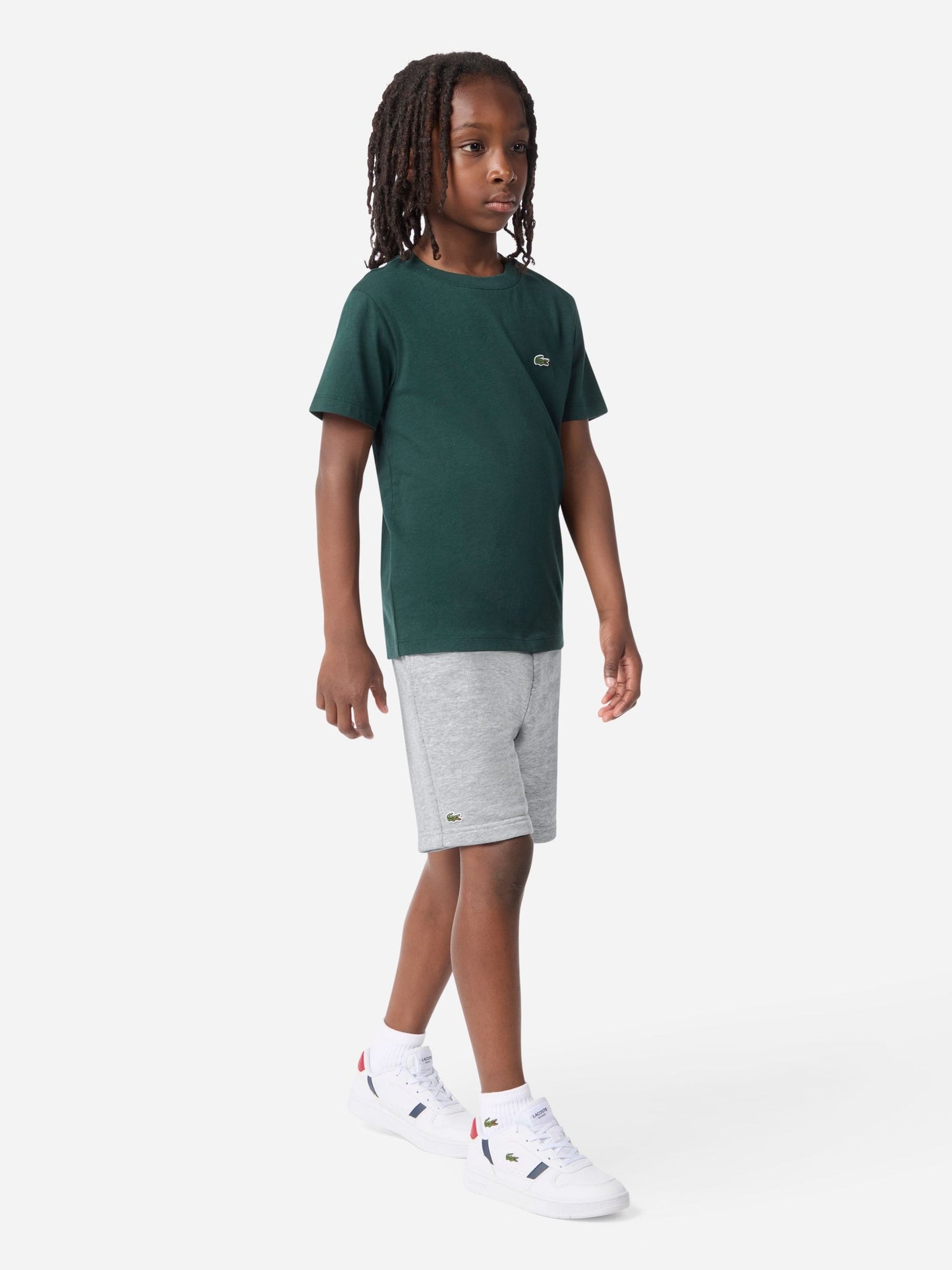 Dsiney Kidz - Lacoste Grey Core Fleece Shorts image 3