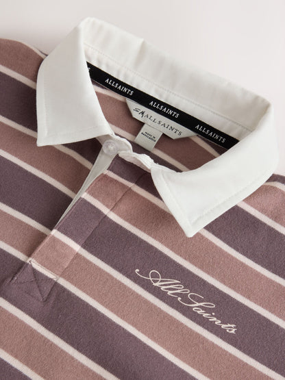 smALLSAINTS Multi Script Logo Stripe Collared Rugby Shirt - image 7