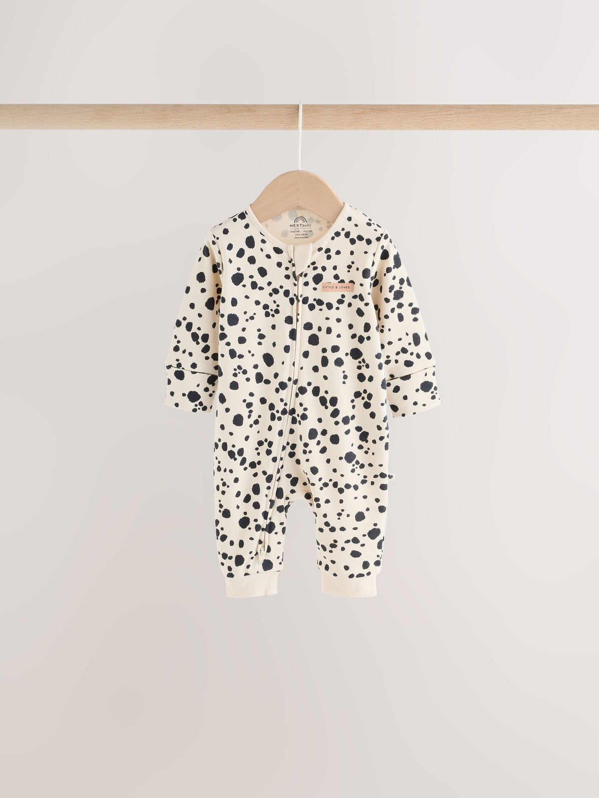 Brown Dog Two Way Zip Baby Sleepsuits 3 Pack (0-3yrs) - image 3