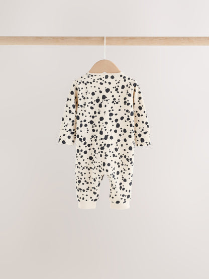 Brown Dog Two Way Zip Baby Sleepsuits 3 Pack (0-3yrs) - image 6