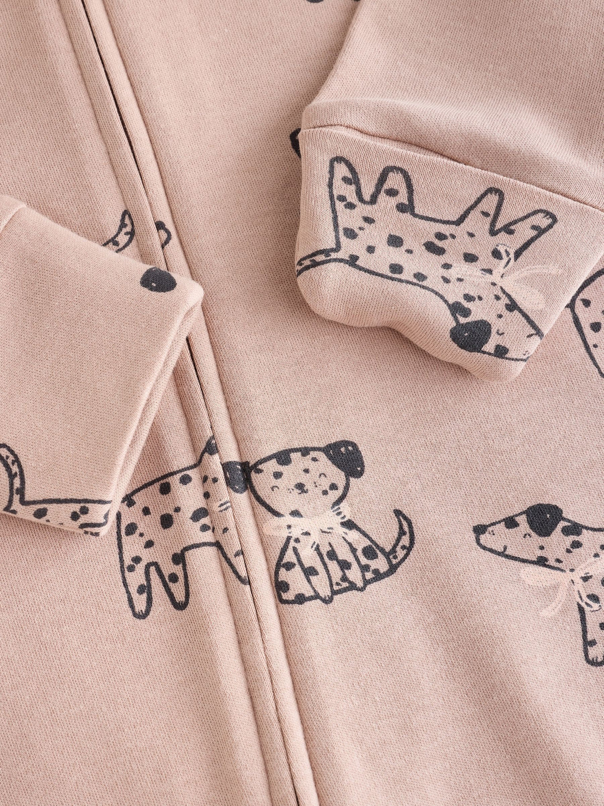 Brown Dog Two Way Zip Baby Sleepsuits 3 Pack (0-3yrs) - image 8