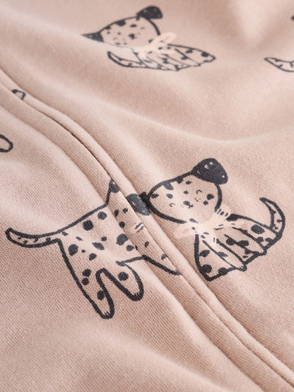 Brown Dog Two Way Zip Baby Sleepsuits 3 Pack (0-3yrs) - image 9