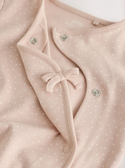 Neutral Bunny Wrap Baby Sleepsuit 3 Pack (0-2yrs) - image 10