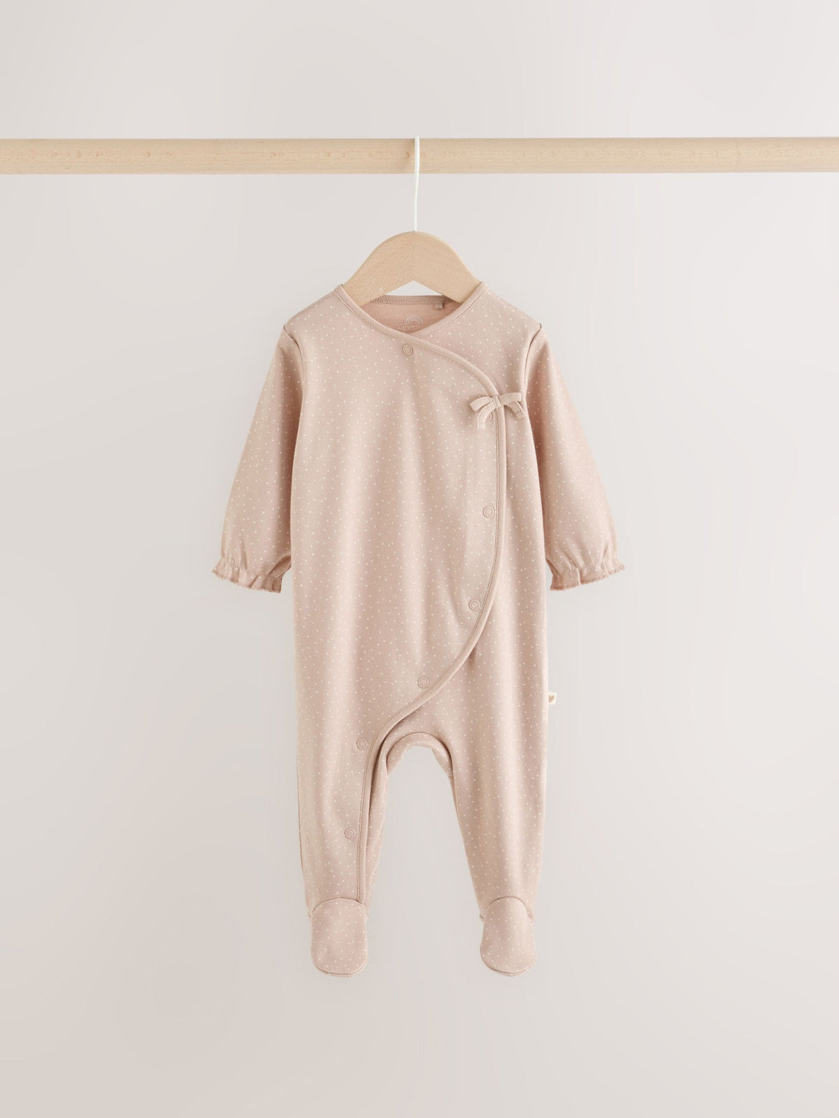 Neutral Bunny Wrap Baby Sleepsuit 3 Pack (0-2yrs) - image 6