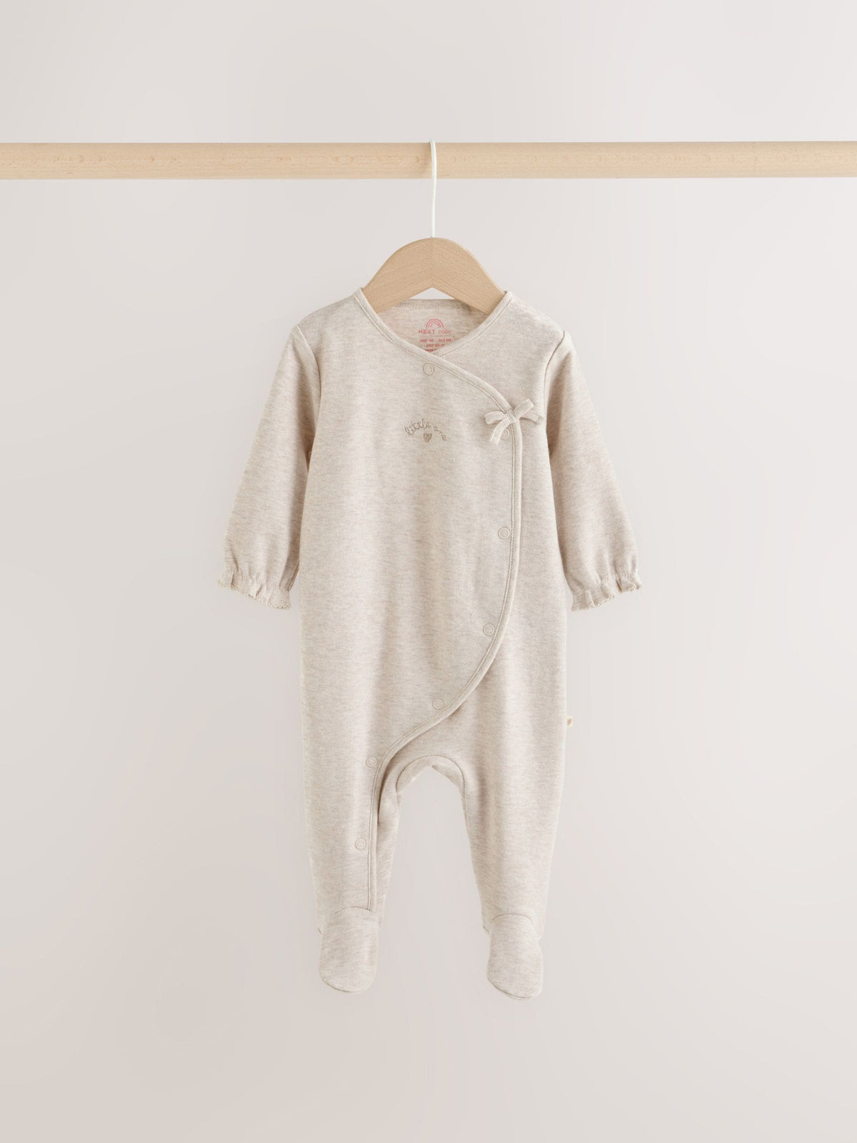 Neutral Bunny Wrap Baby Sleepsuit 3 Pack (0-2yrs) - image 7