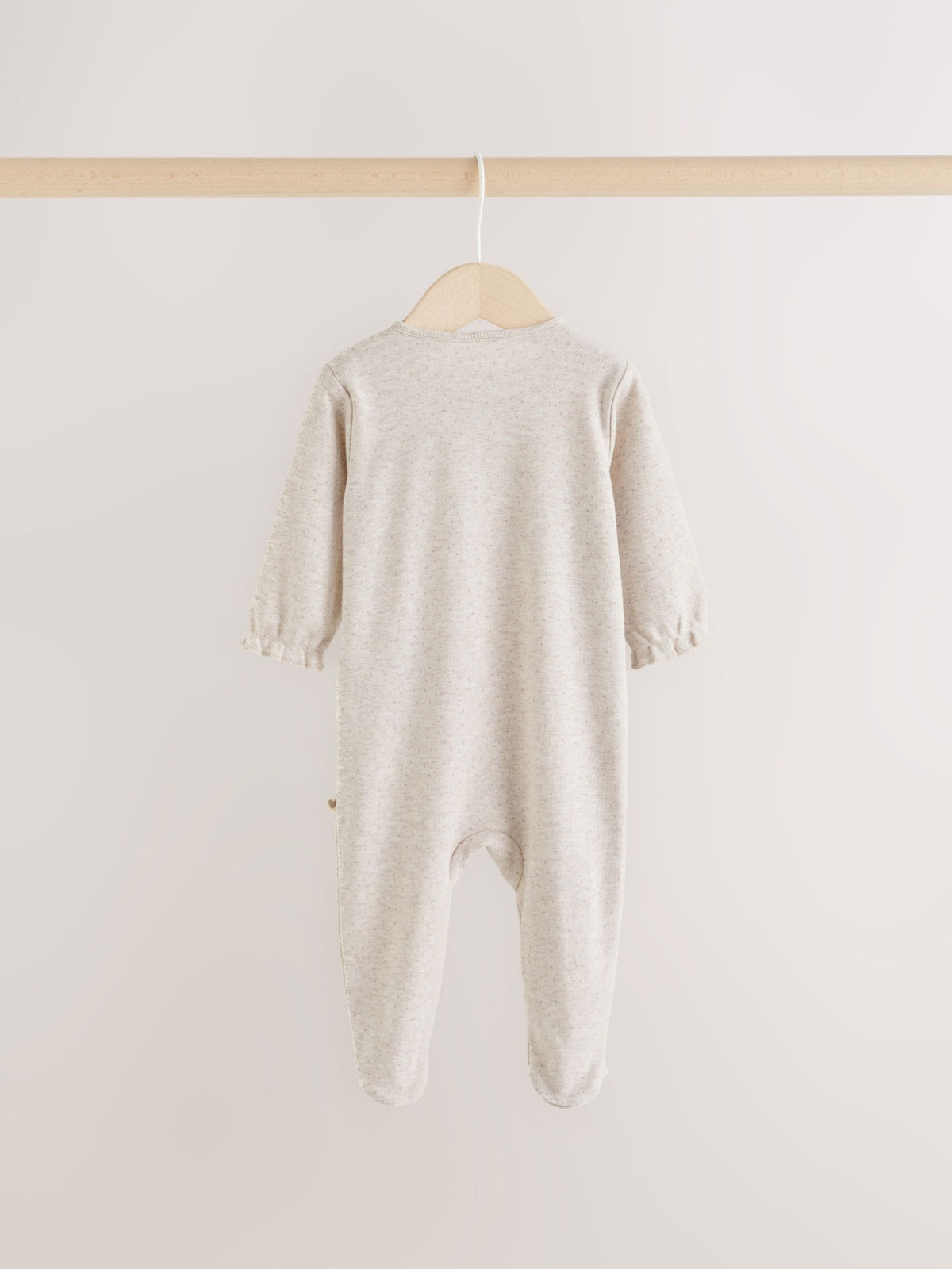 Neutral Bunny Wrap Baby Sleepsuit 3 Pack (0-2yrs) - image 9