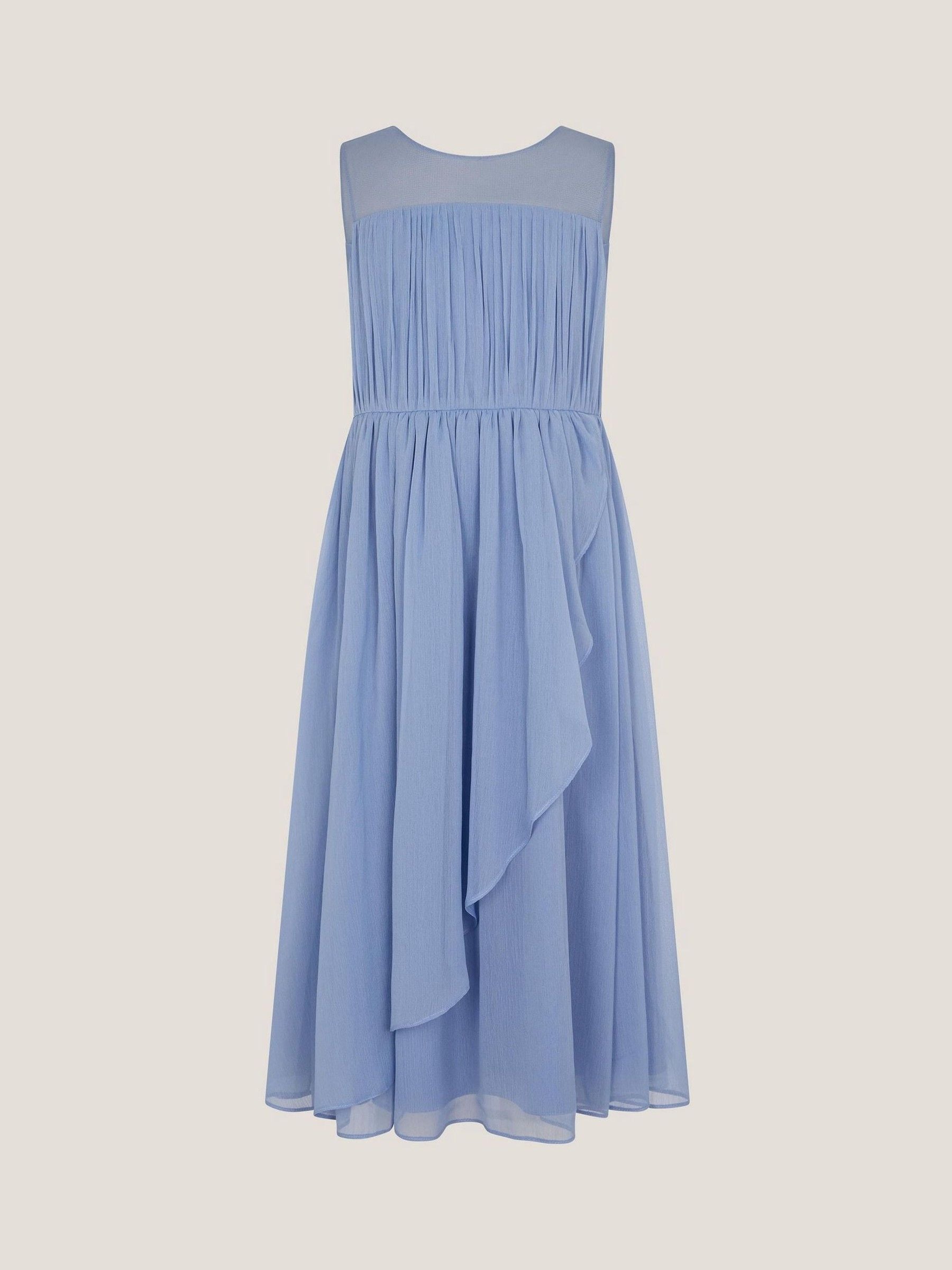 Monsoon Pale Blue Imogen Sleeveless Chiffon Party Dress image 2