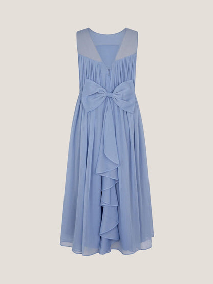 Monsoon Pale Blue Imogen Sleeveless Chiffon Party Dress image 3