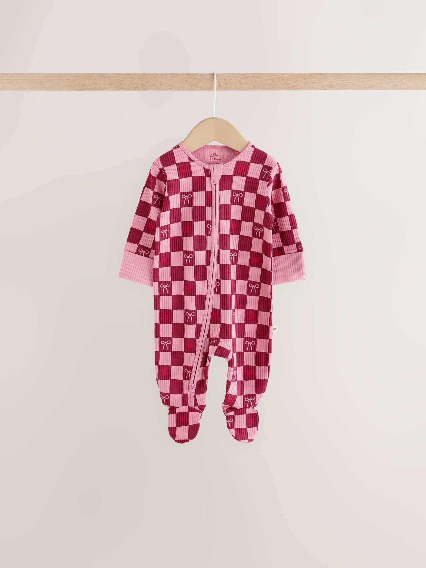 Dsiney Kidz - Berry Bow Two Way Zip Baby Sleepsuits 4 Pack (0mths-3yrs) image 3