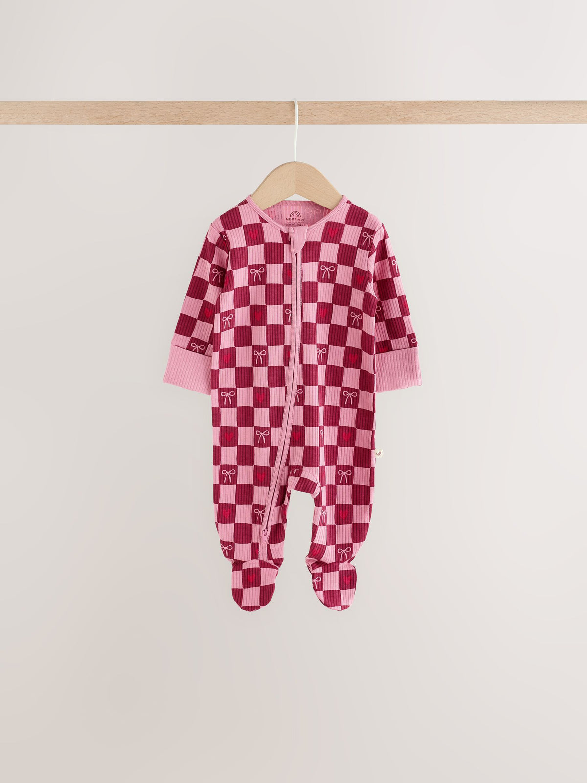 Dsiney Kidz - Berry Bow Two Way Zip Baby Sleepsuits 4 Pack (0mths-3yrs) image 3