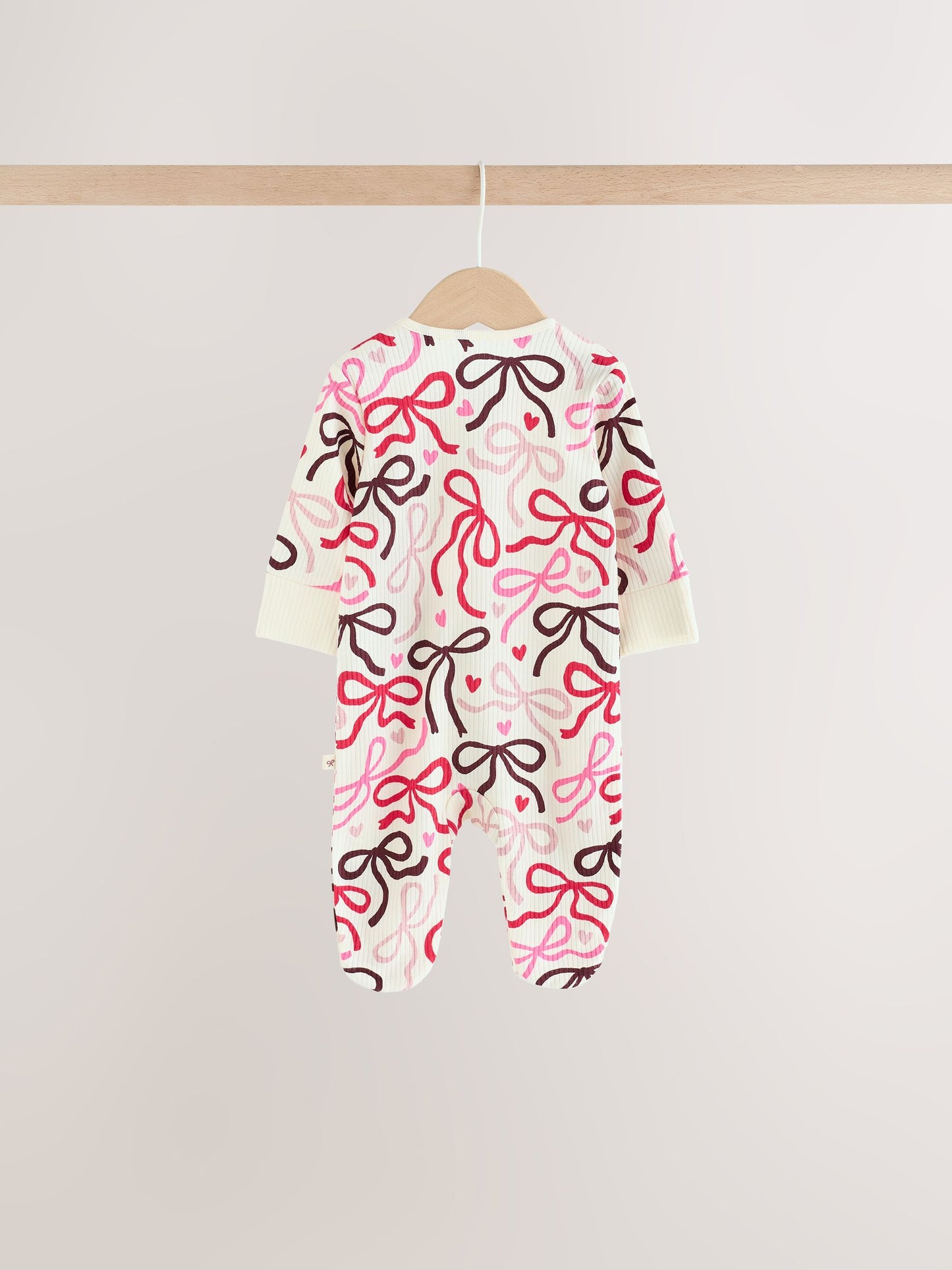 Dsiney Kidz - Berry Bow Two Way Zip Baby Sleepsuits 4 Pack (0mths-3yrs) image 7