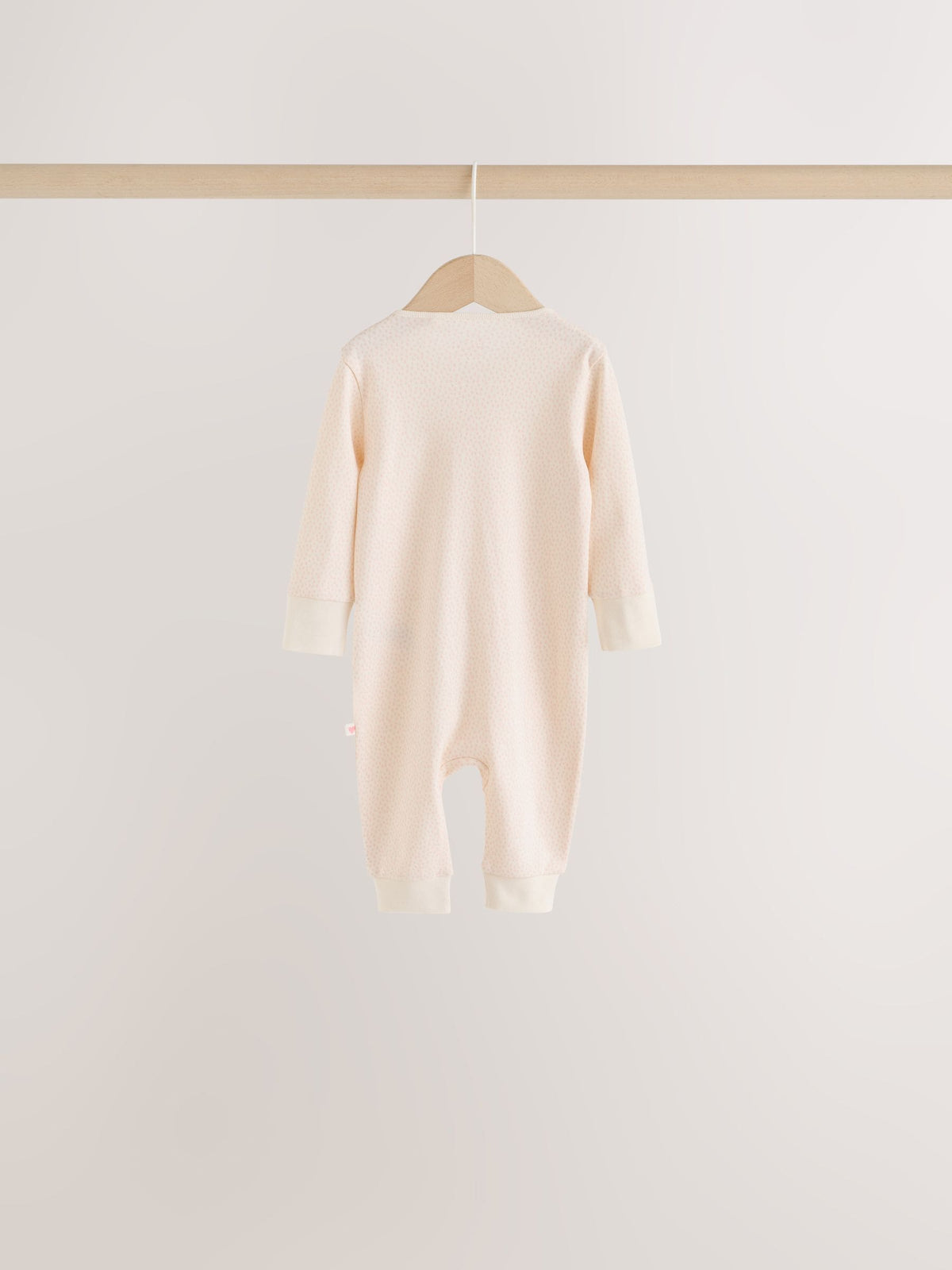 Ecru/Pink Cloud Two-Way Zip Baby Sleepsuit 4 Pack (0-2yrs) - image 4