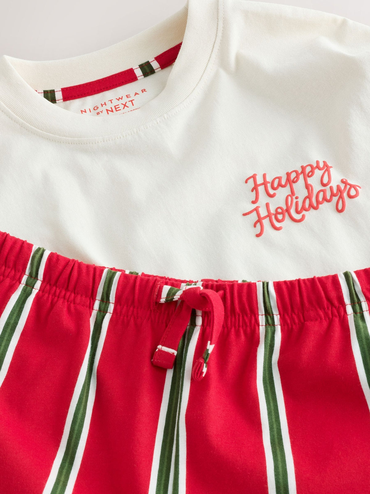 Red/Ecru Christmas Matching Family Pyjamas (9mths-16yrs) - image 9